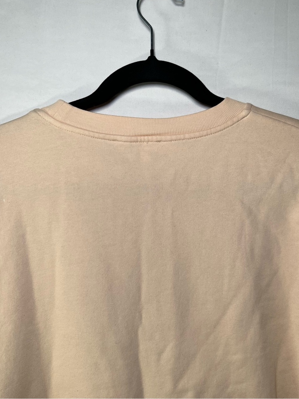 Reformation Jeans Organic Cotton Crewneck Sweatshirt Cream Beige XS - Picture 14 of 15